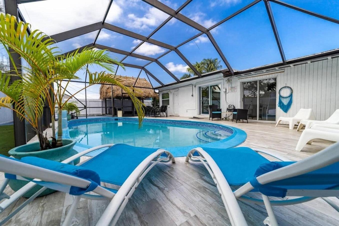 Private Heated Pool Villa In Ftl Near Beach Fort Lauderdale Eksteriør billede