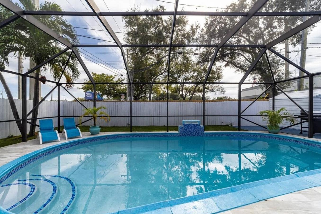 Private Heated Pool Villa In Ftl Near Beach Fort Lauderdale Eksteriør billede