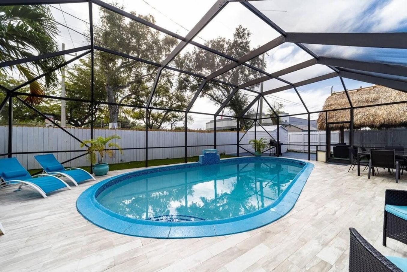 Private Heated Pool Villa In Ftl Near Beach Fort Lauderdale Eksteriør billede